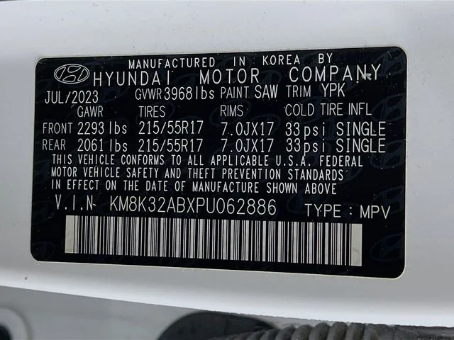 Used 2023 White Hyundai SEL image 30