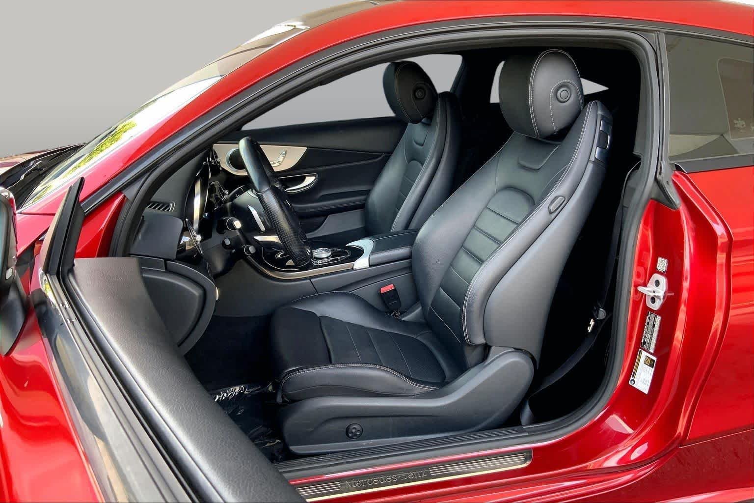 Used 2018 designo Cardinal Red Metallic Mercedes-Benz C 300 image 8