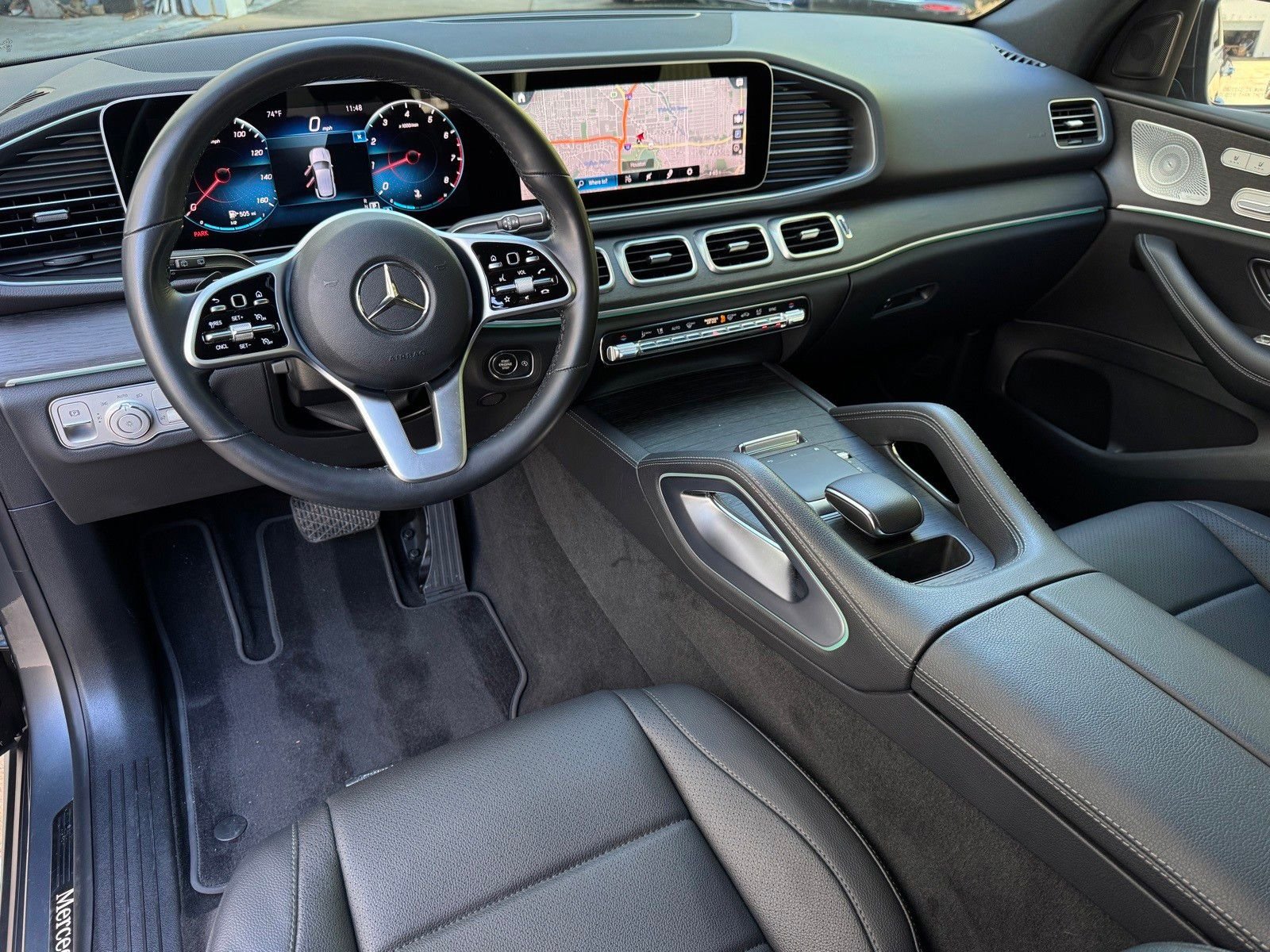 Certified Used 2021 Gray Mercedes-Benz GLE 350 image 2