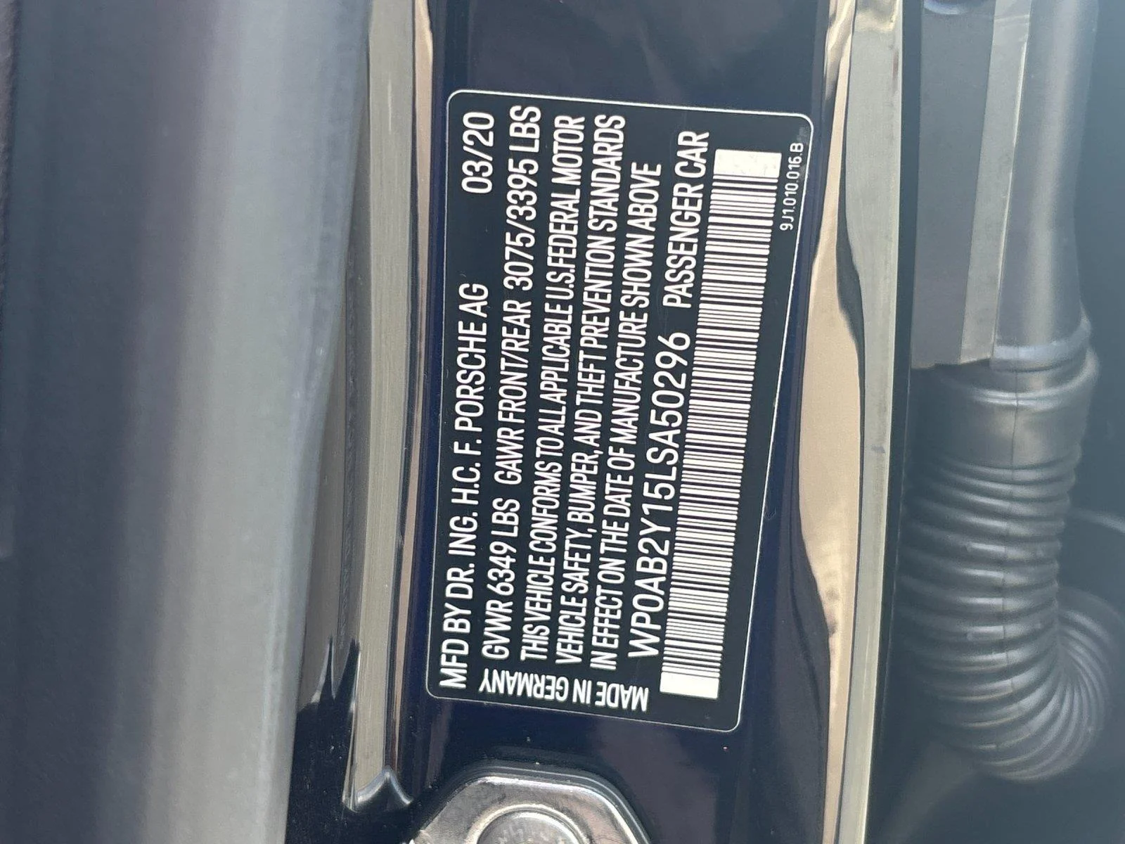 Used 2020 Jet Black Metallic Porsche 4S image 12