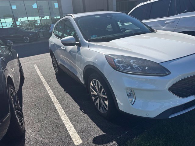 Used 2020 White Metallic Ford Titanium image 2