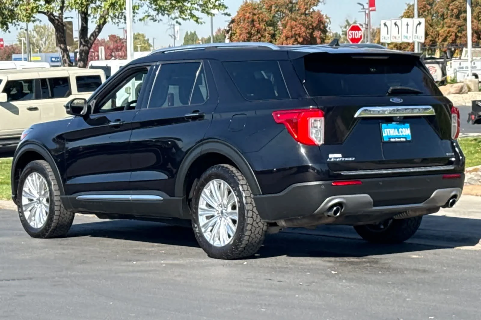 Certified Used 2021 Agate Black Metallic Ford Limited image 6