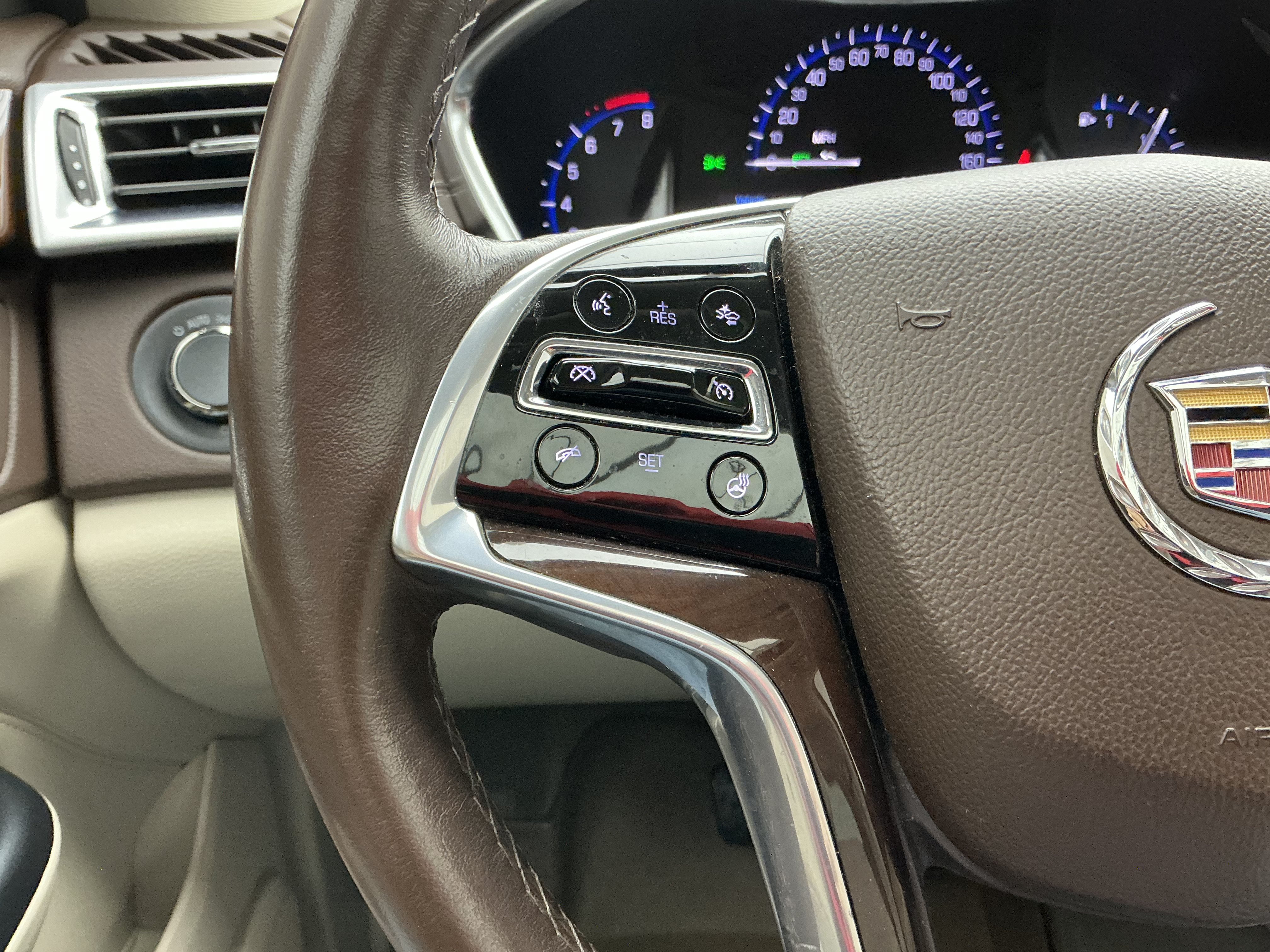 Used 2015 Crystal Red Tintcoat Cadillac Luxury Collection image 9
