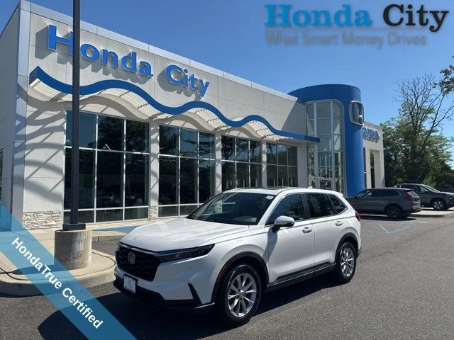 Certified Used 2024 Platinum White Pearl Honda EX image 1