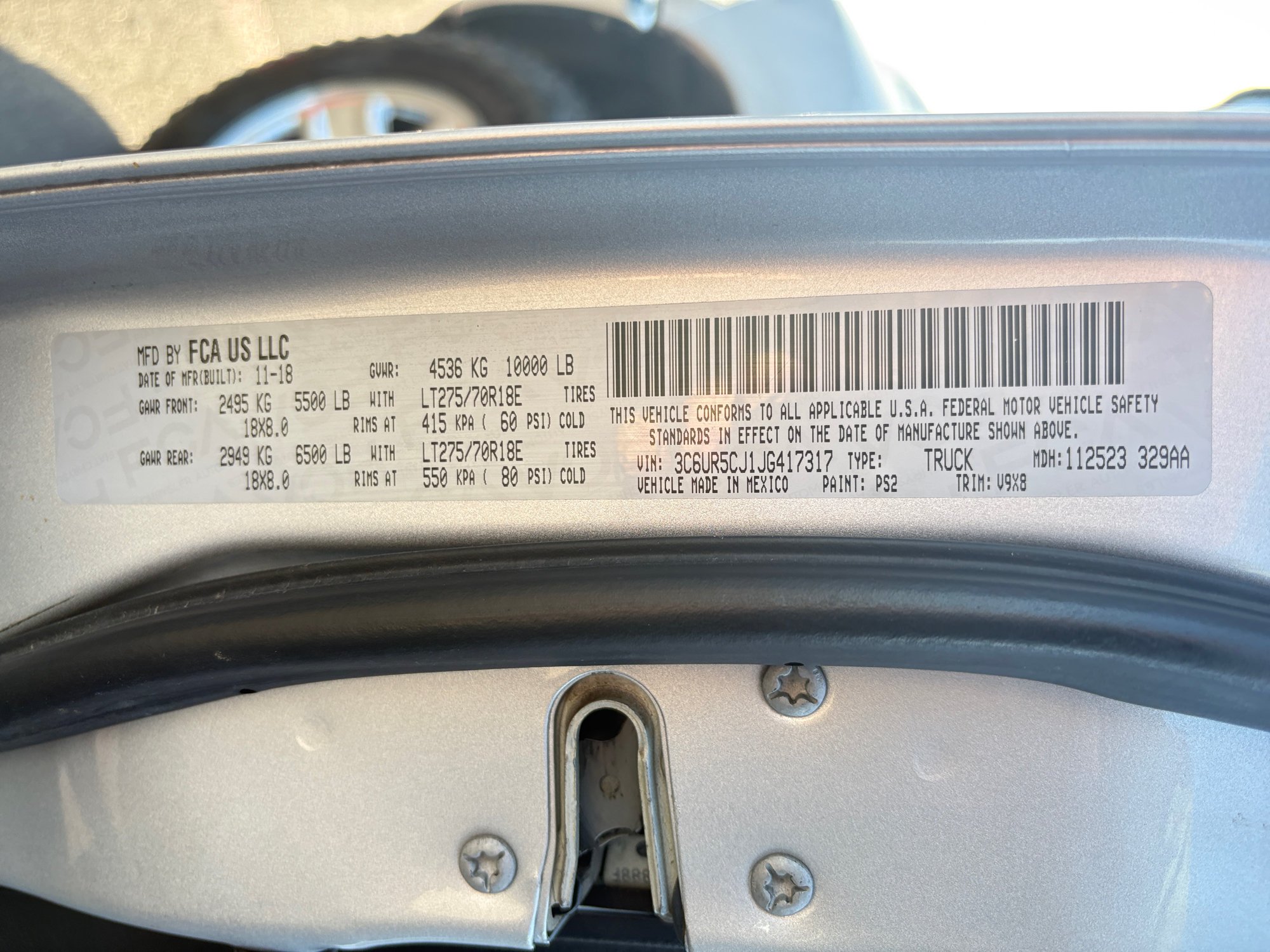 Used 2018 Bright Silver Metallic Clearcoat Ram Tradesman image 24