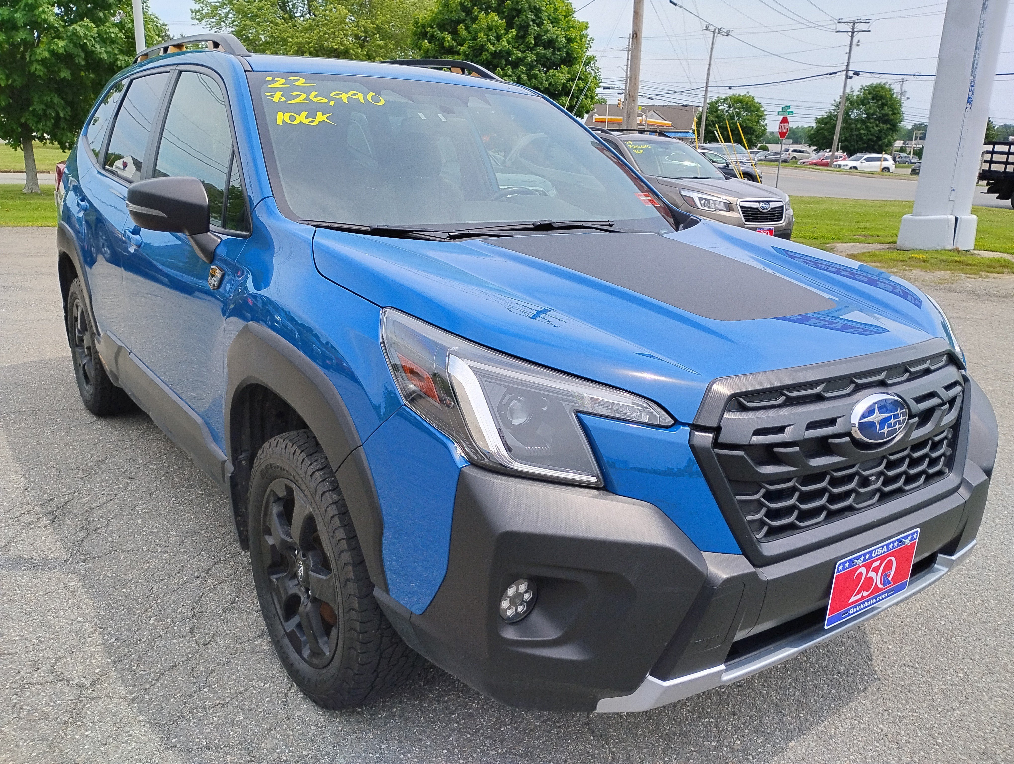 Used 2022 Geyser Blue Subaru Wilderness image 3