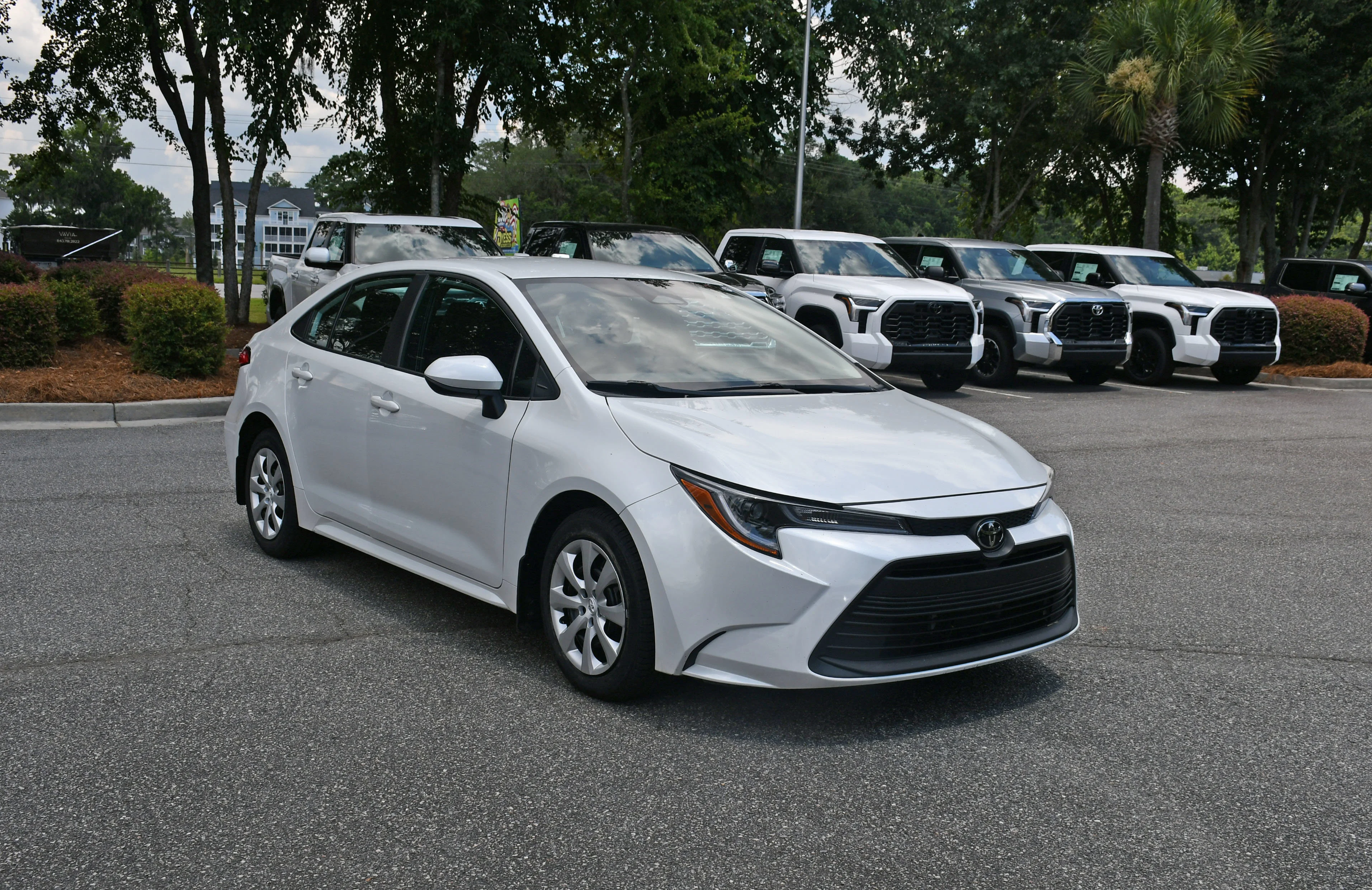Certified Used 2025 Beige Toyota LE image 6