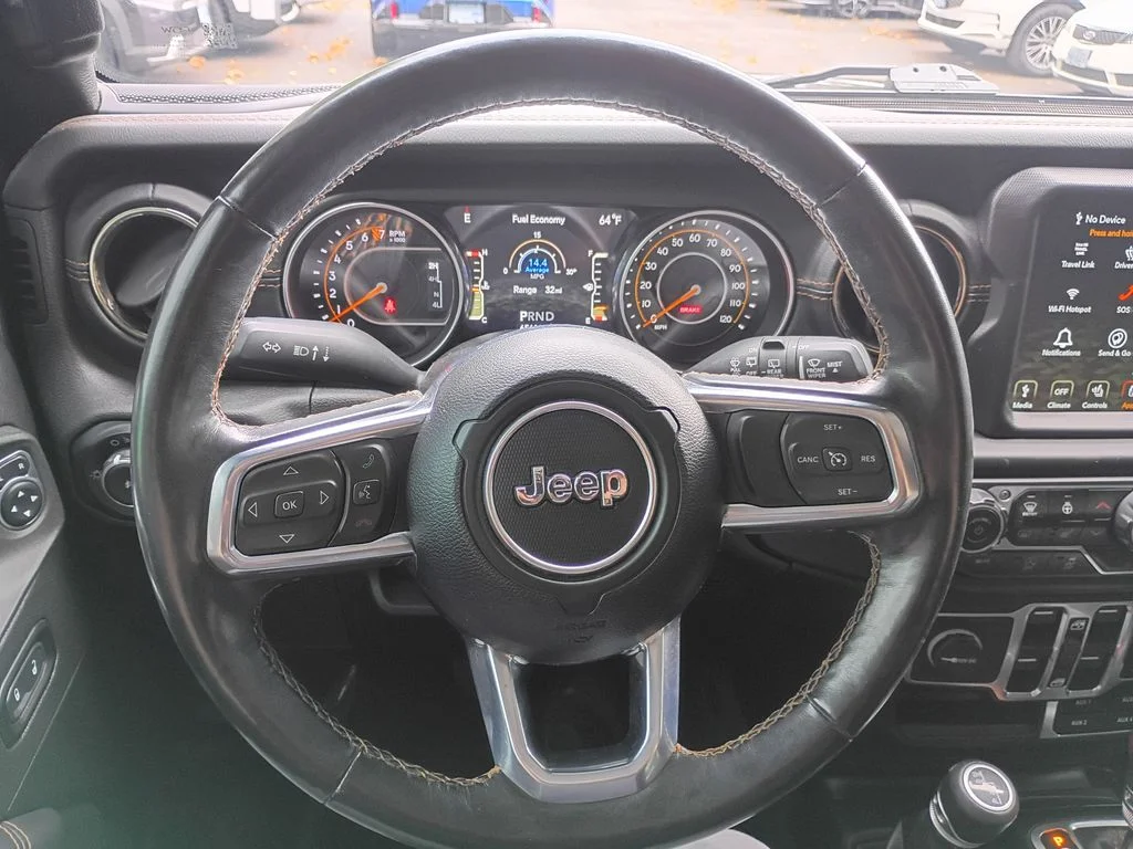 Used 2021 Granite Crystal Metallic Clearcoat Jeep Unlimited Sahara High Altitude image 24