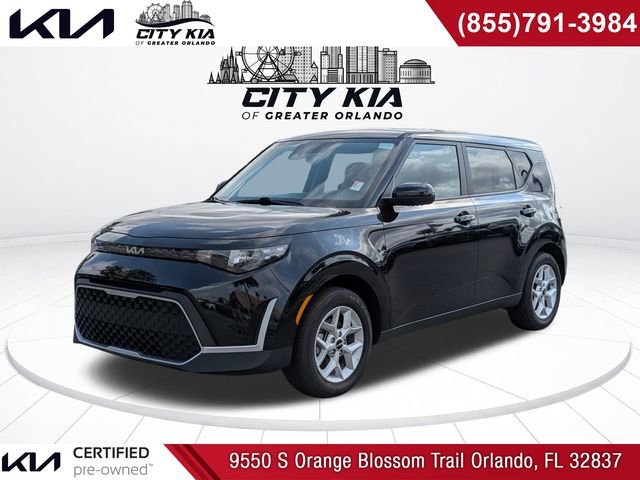 Certified Used 2025 Black Kia LX image 1