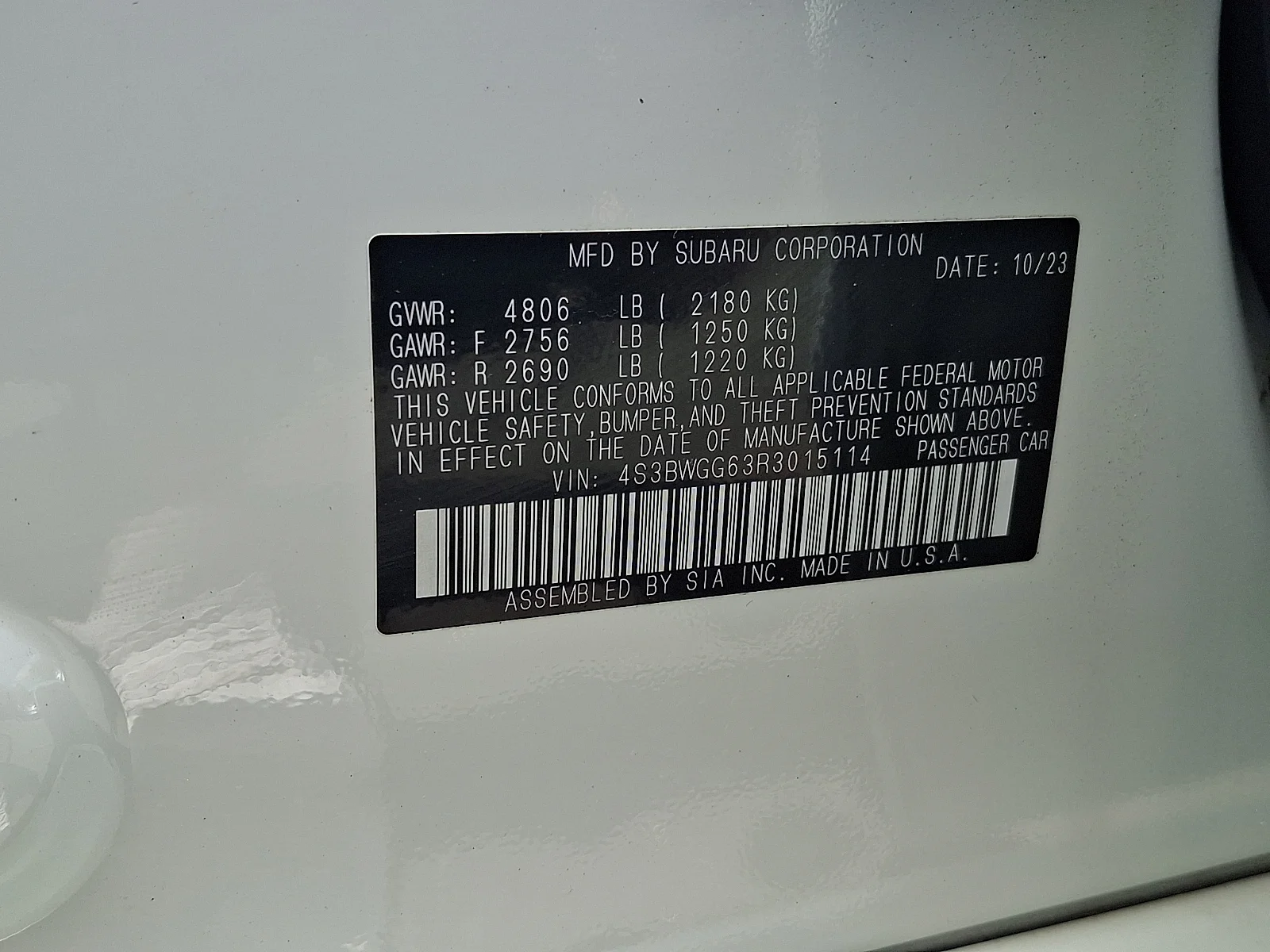 Used 2024 Crystal White Pearl - WH7 Subaru Sport image 26