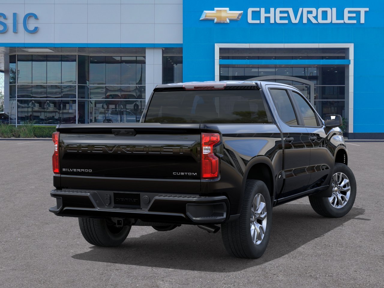 2026 Chevrolet Silverado 1500 Custom Black at Classic Elite Chevrolet Hwy 6