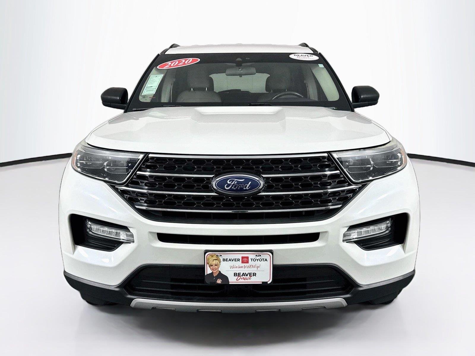 Used 2020 Star White Metallic Tri-Coat Ford XLT image 8