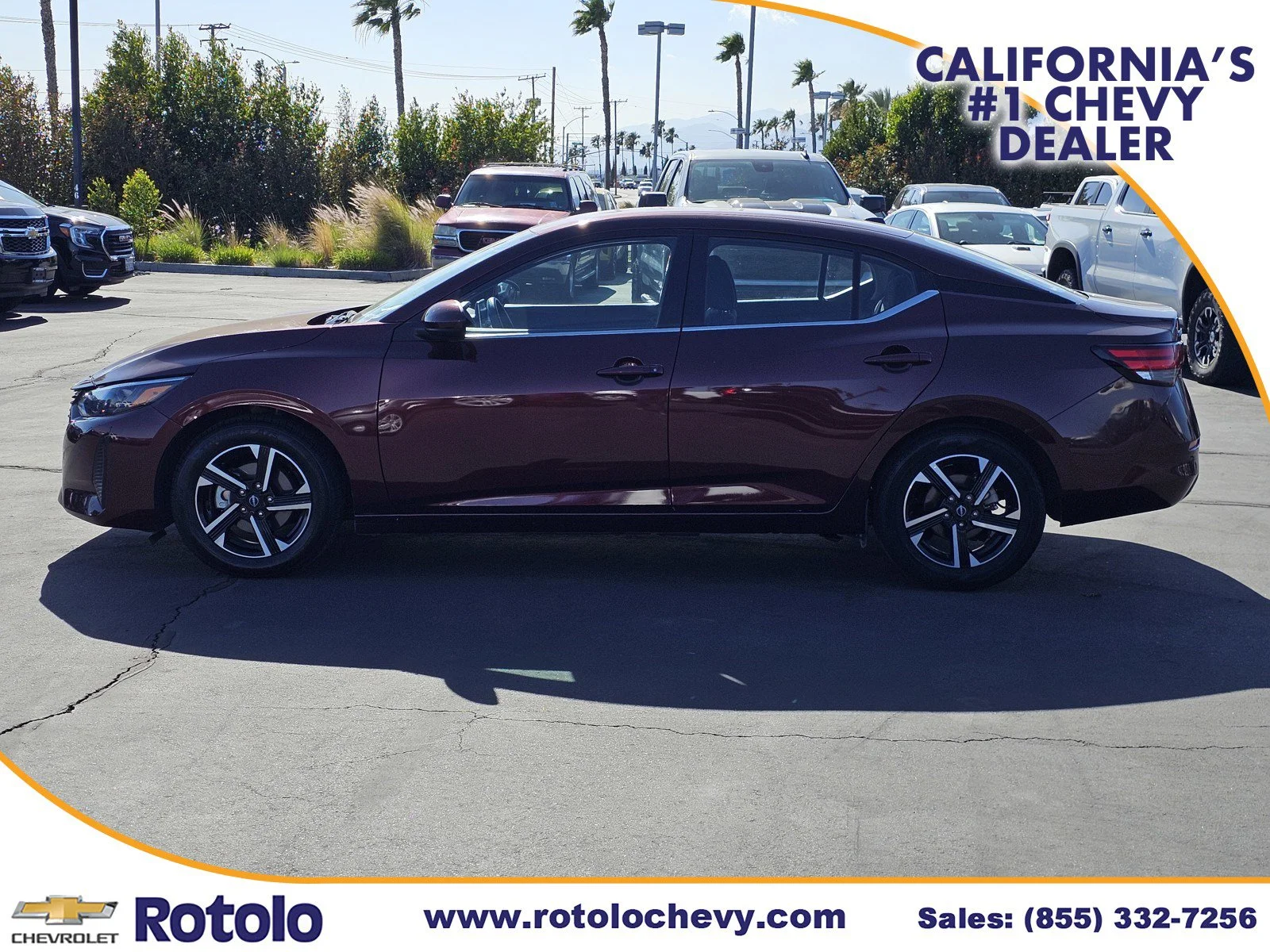 Used 2025 Rosewood Metallic Nissan SV image 4