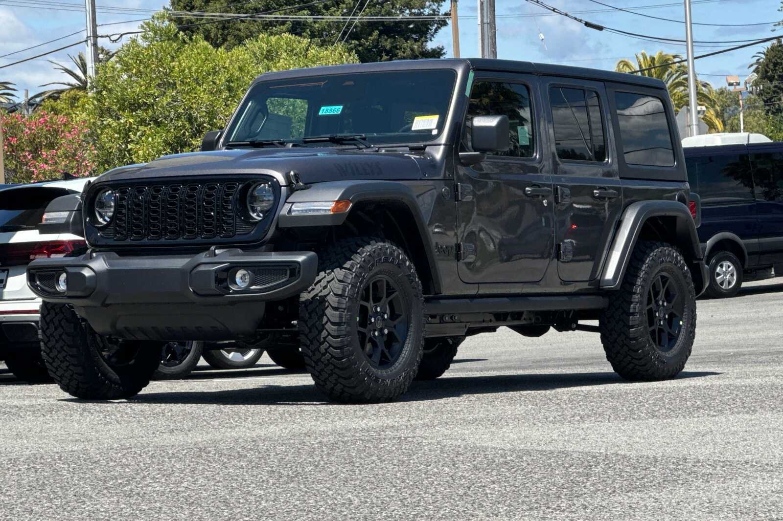 New 2026 Granite Crystal Metallic Clear-Coat Exterior Paint Jeep Willys image 8