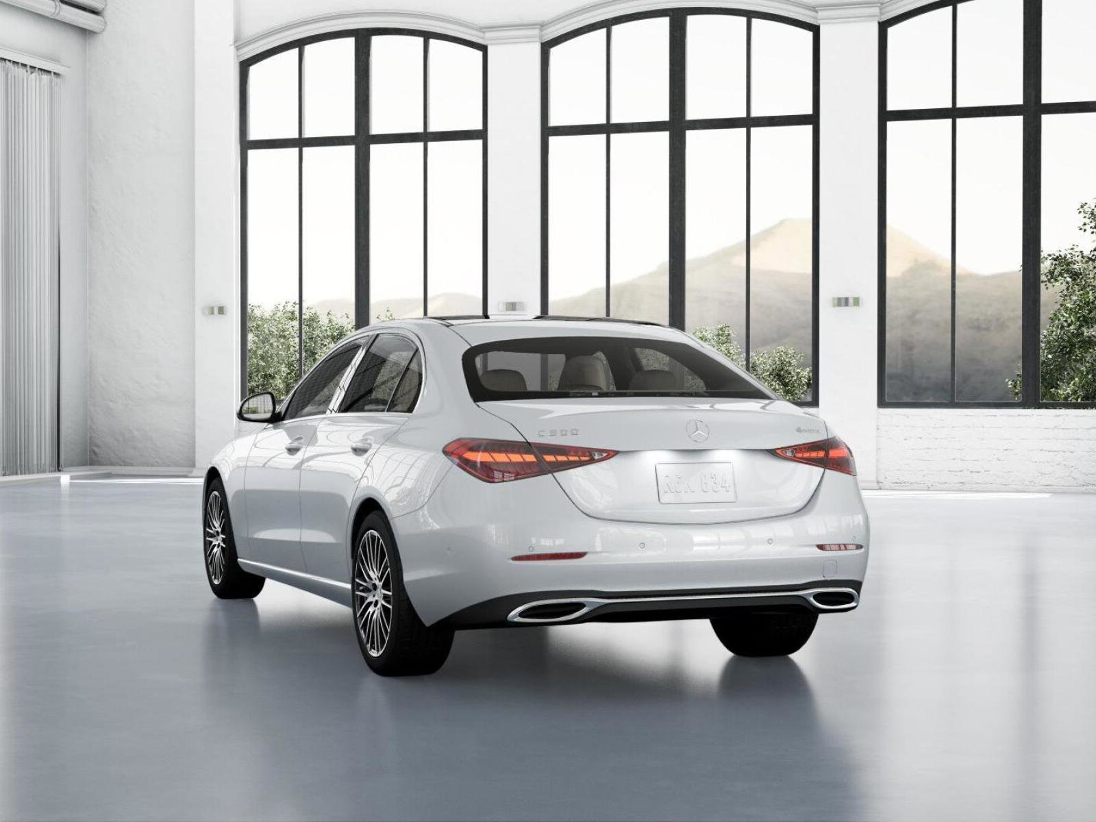 New 2026 MANUFAKTUR Moonlight White Metallic Mercedes-Benz C 300 4MATIC® Sedan image 27