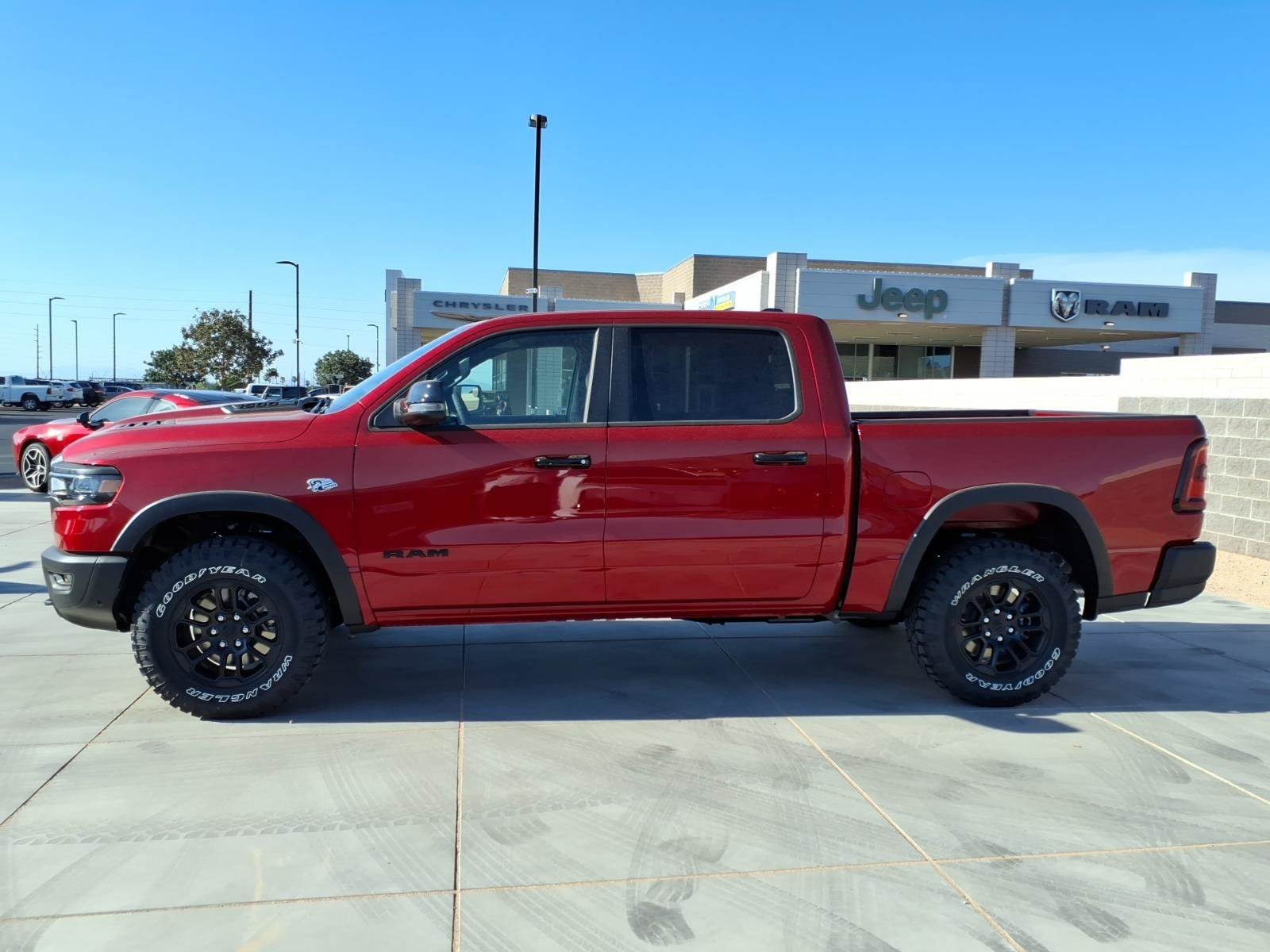 New 2026 Molten Red Pearl-Coat Exterior Paint RAM Rebel image 3