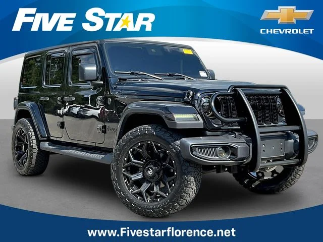 Used 2025 Black Jeep Sahara image 1