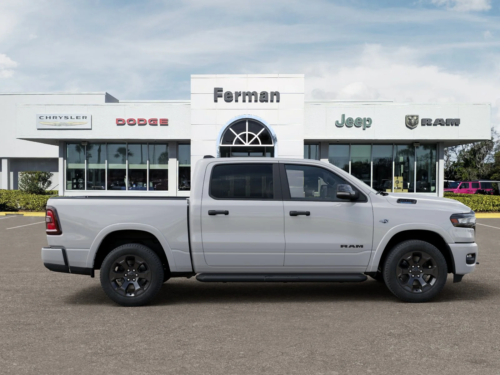 New 2026 Bright White Clear-Coat Exterior Paint RAM Big Horn/Lone Star image 50