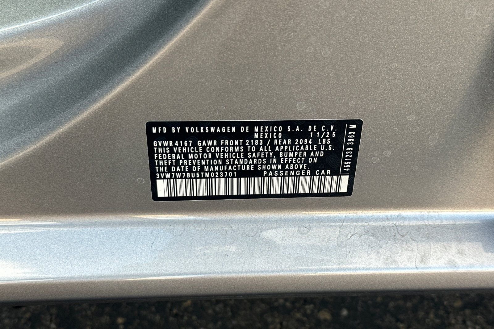 New 2026 Pyrite Silver Metallic Volkswagen 1.5T SE image 26