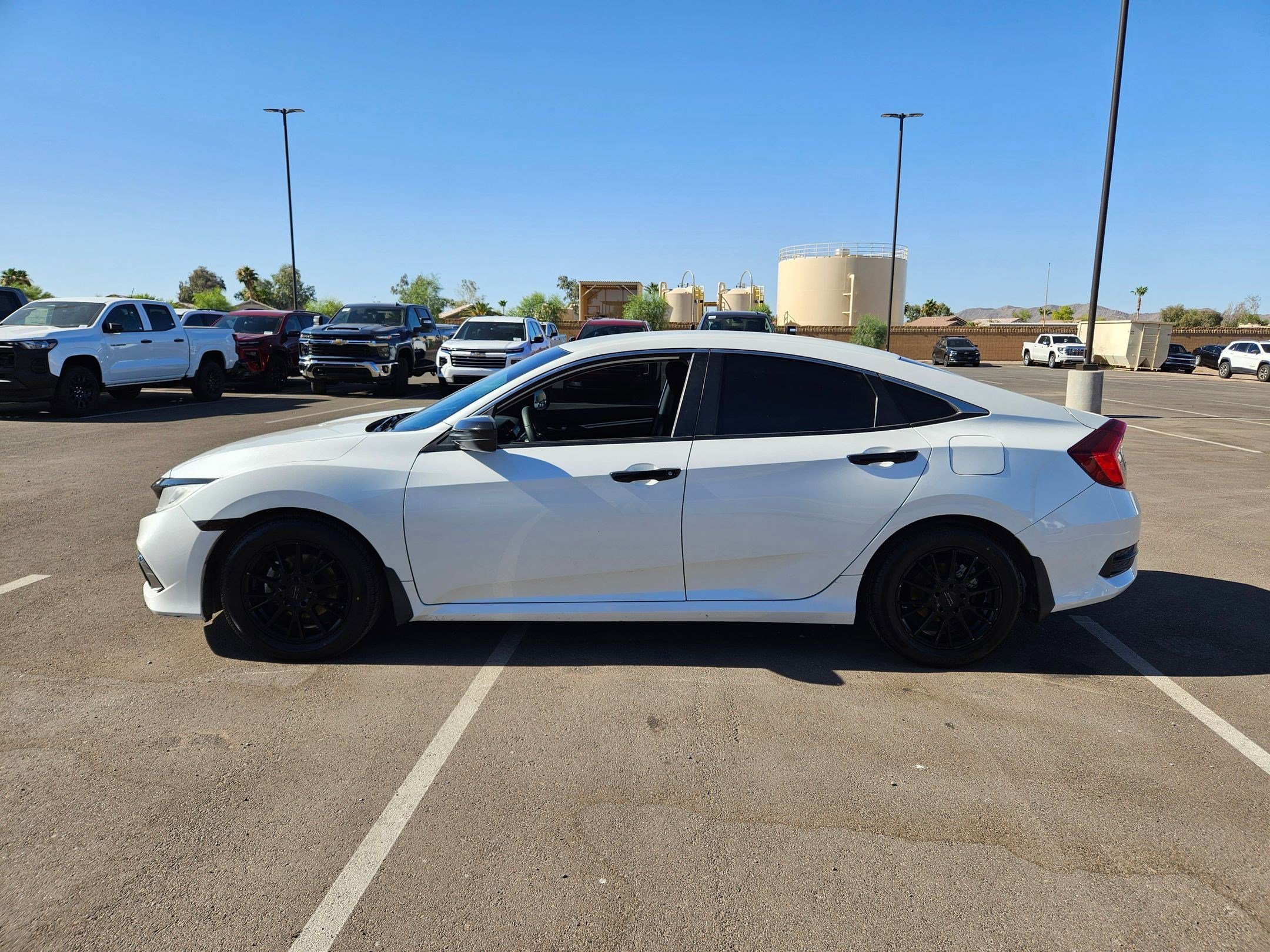Used 2020 Honda Civic LX with VIN 19XFC2F66LE025084 for sale in Casa Grande, AZ