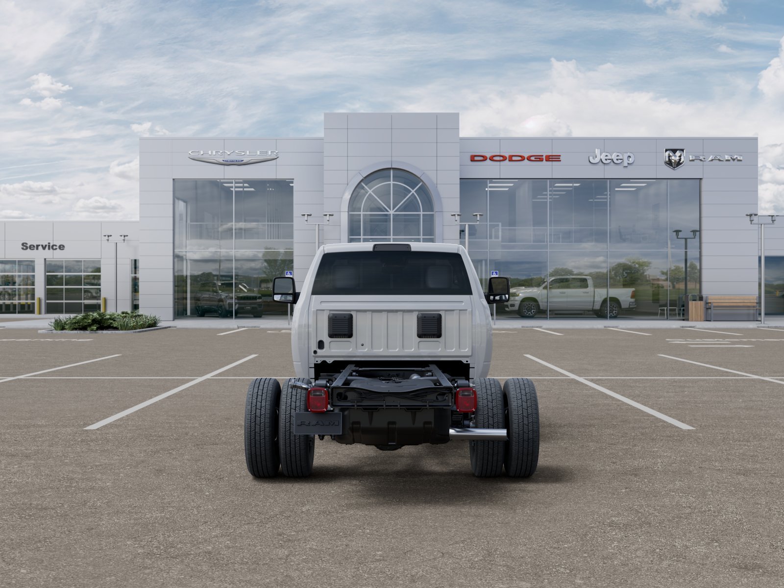 New 2026 Bright White Clear-Coat Exterior Paint RAM Tradesman image 7