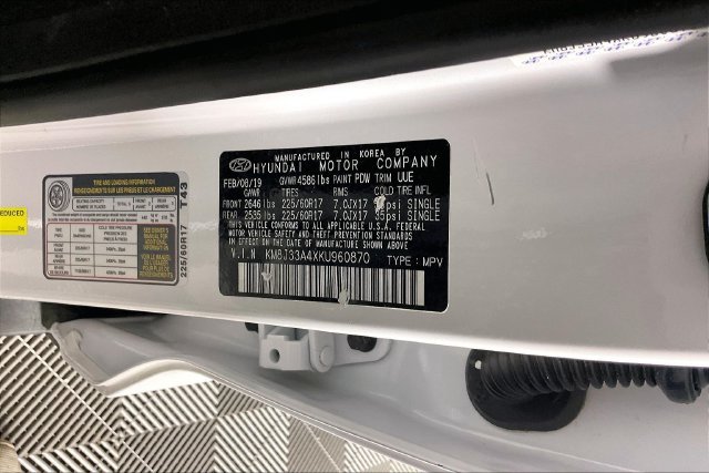Used 2019 White Hyundai Value image 16