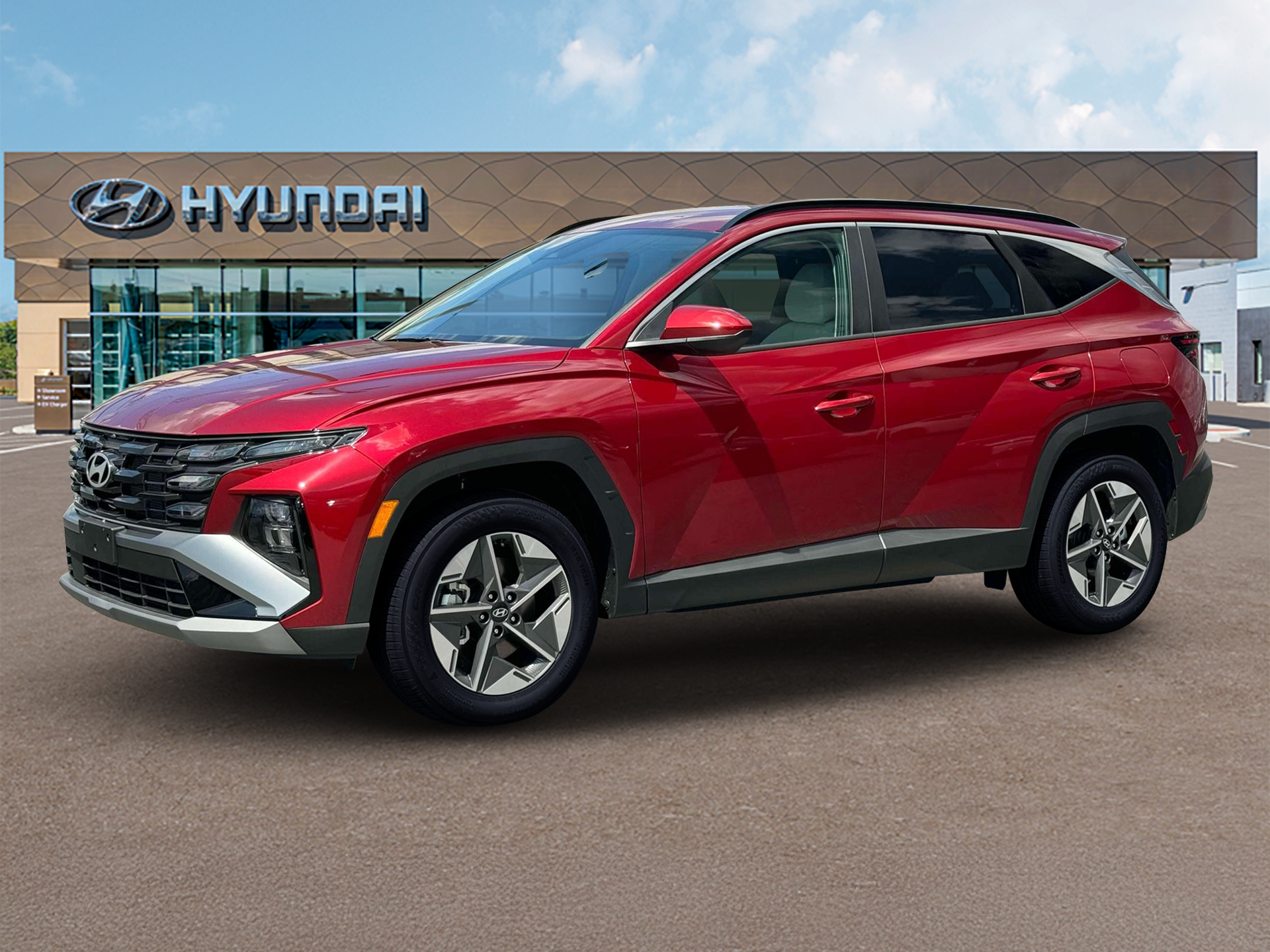 New 2025 Red Hyundai SEL FWD image 2