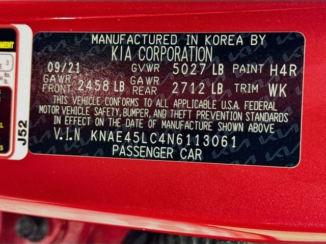 Used 2022 Red Kia GT1 image 48