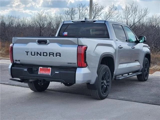 New 2026 Celestial Silver Metallic Toyota Limited 4x4 CrewMax 5.5 ft. box 145.7 in. WB image 4