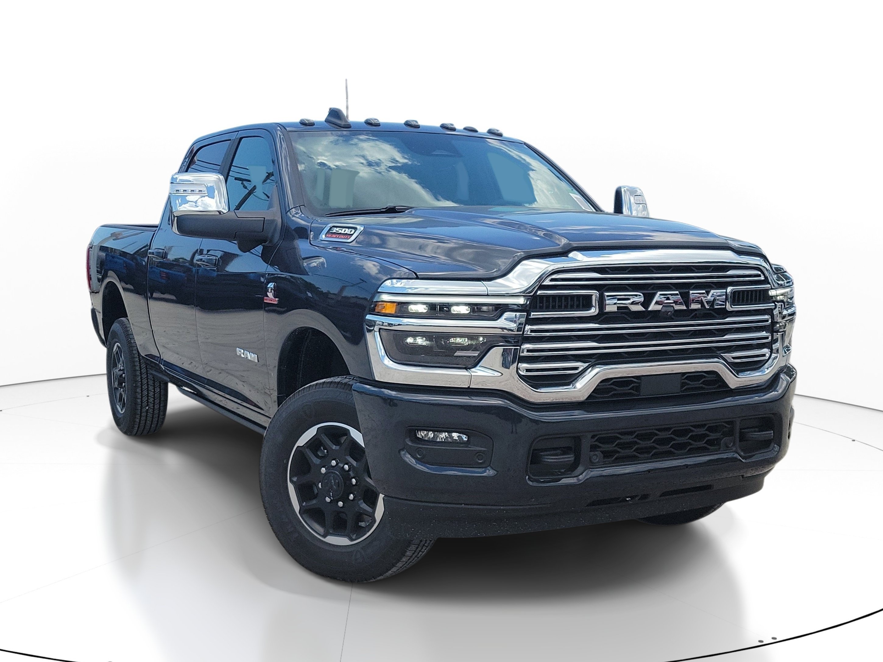 New 2026 Forged Blue Metallic Exterior Paint RAM Laramie image 1