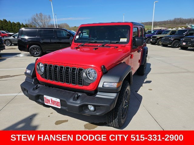 New 2026 Firecracker Red Clearcoat Jeep Sport image 1