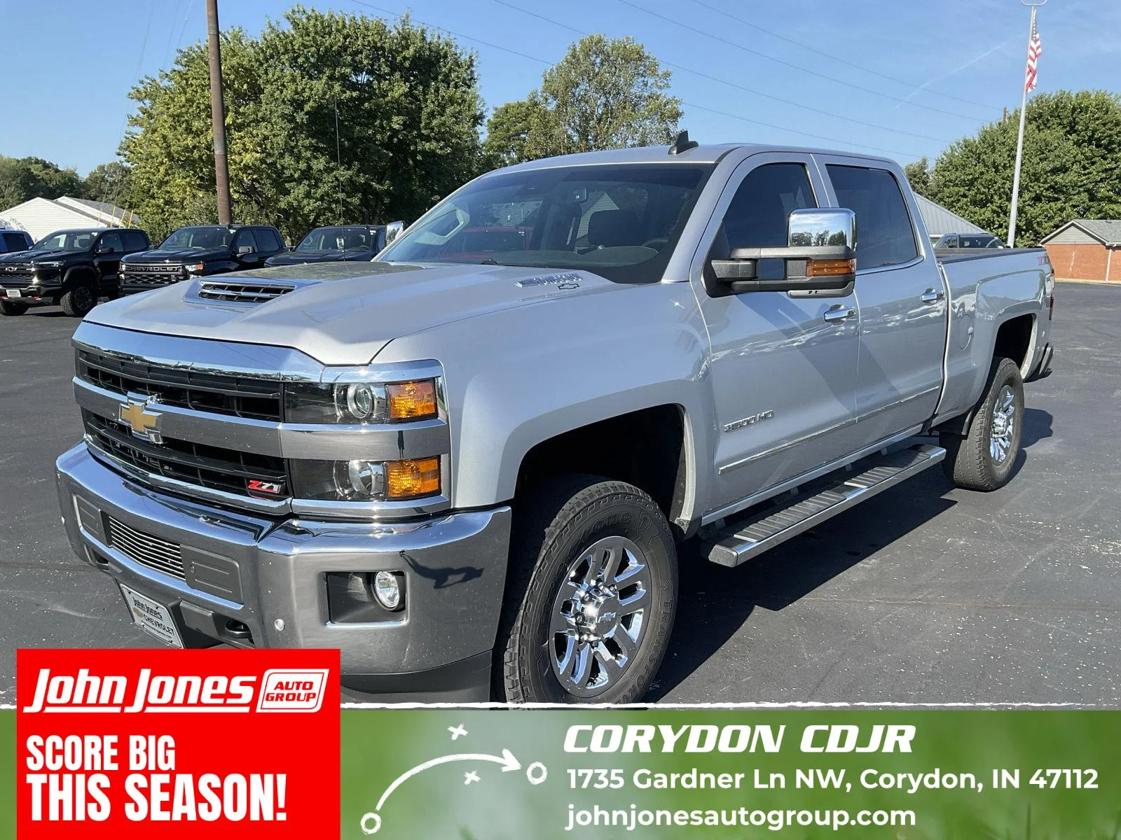 Used 2018 Silver Ice Metallic Chevrolet LTZ image 1
