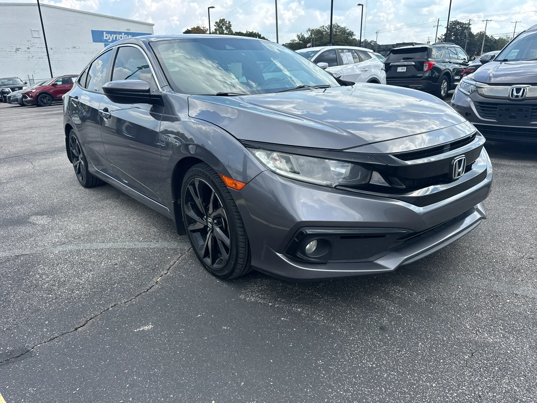 Used 2019 Modern Steel Metallic Honda Sport image 3
