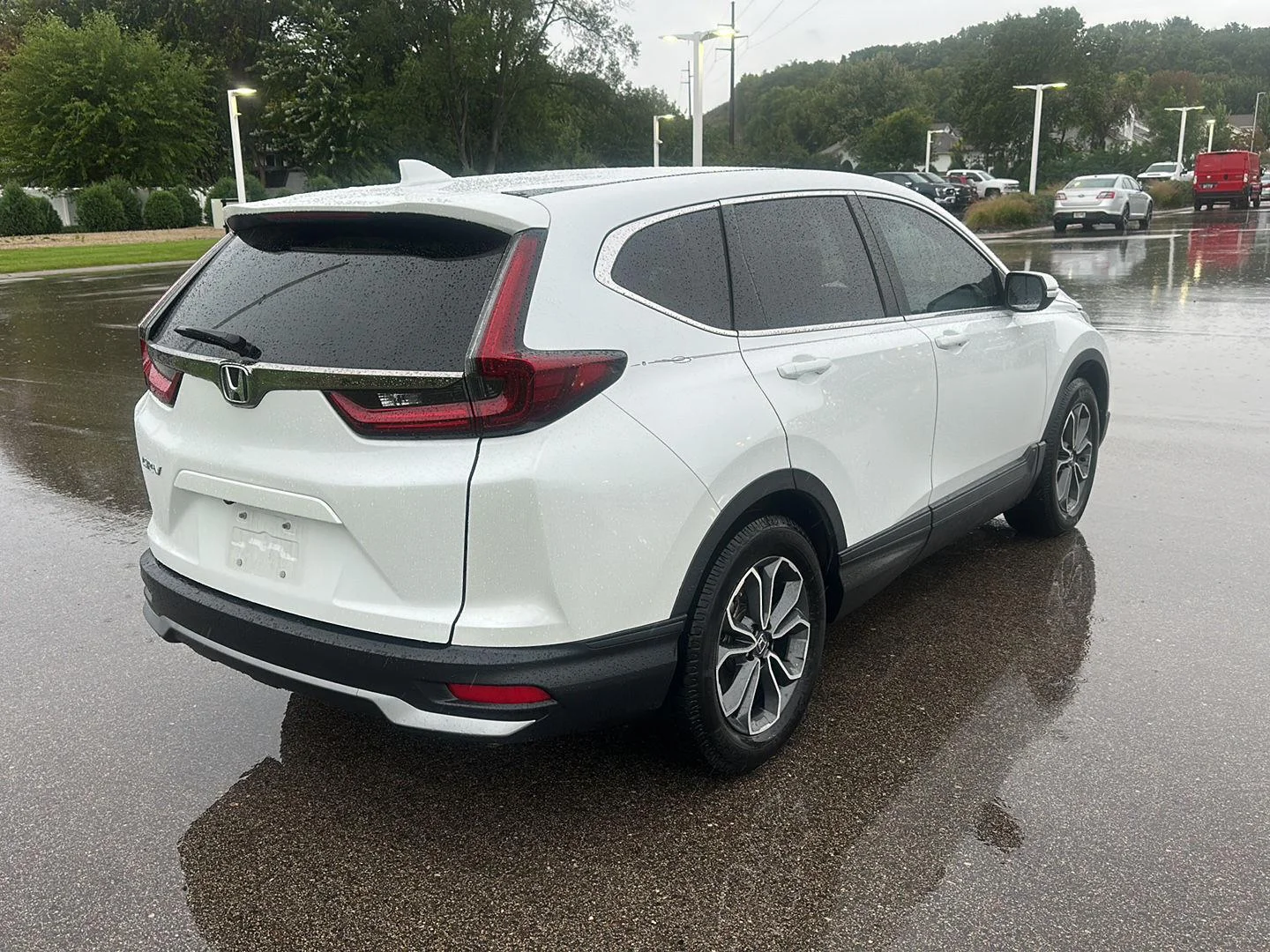Used 2022 Platinum White Pearl Honda EX-L image 3