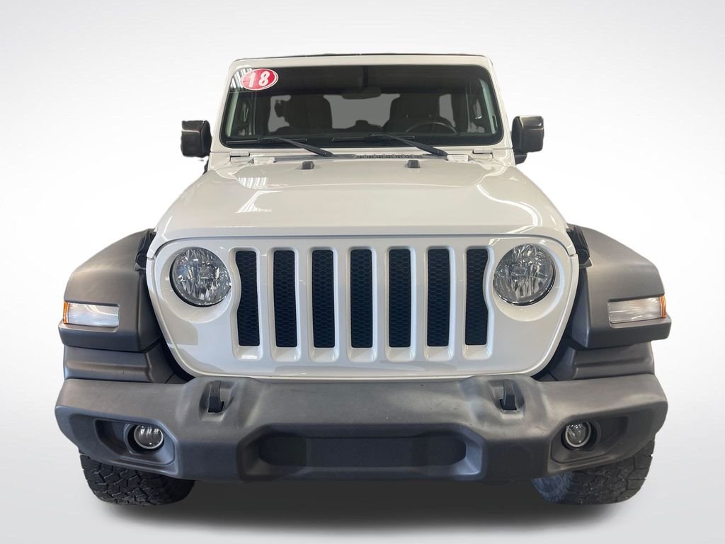 Used 2018 White Jeep Unlimited Sport image 10