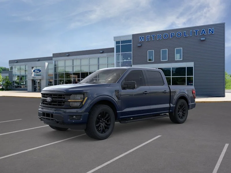 New 2026 Antimatter Blue Metallic Ford XLT image 1