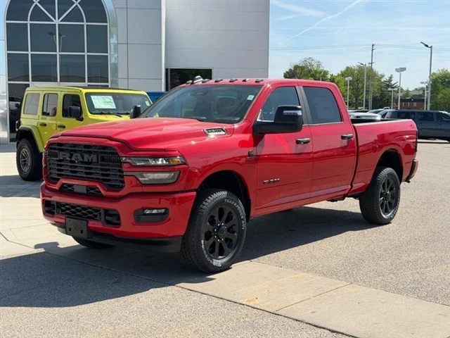 New 2026 Flame Red Clear-Coat Exterior Paint RAM Big Horn image 1