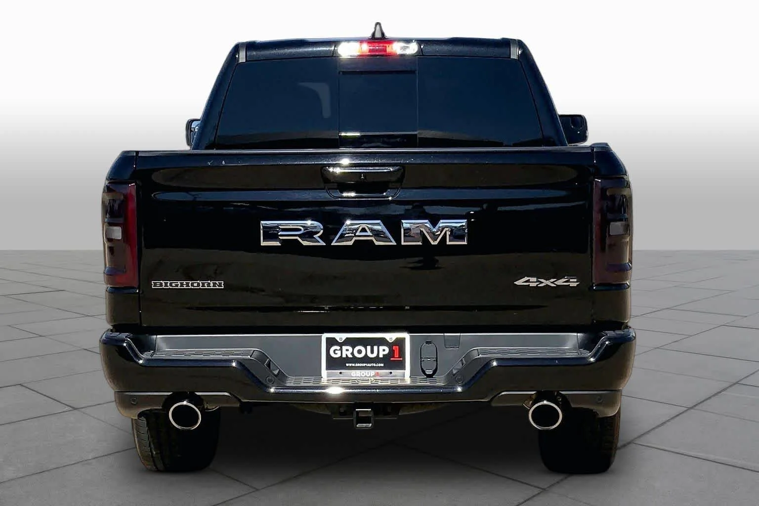 Used 2025 Diamond Black Crystal Pearlcoat Ram Big Horn image 5