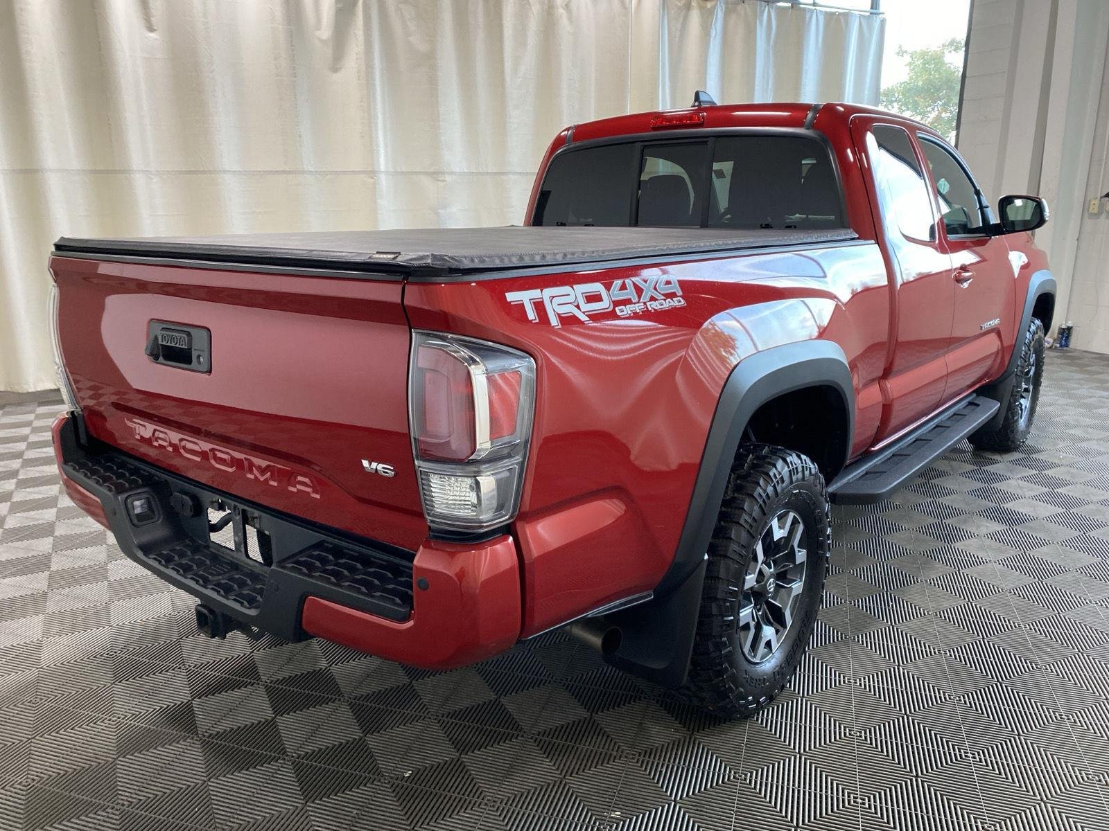 Used 2021 Barcelona Red Metallic Toyota TRD Off-Road image 7