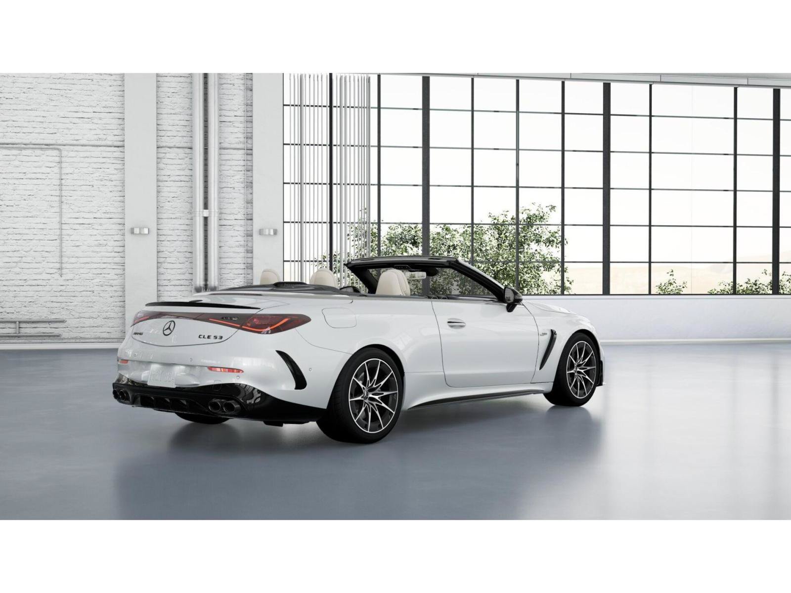 New 2027 MANUFAKTUR Moonlight White Metallic Mercedes-Benz AMG® CLE 53 4MATIC+ Cabriolet image 36