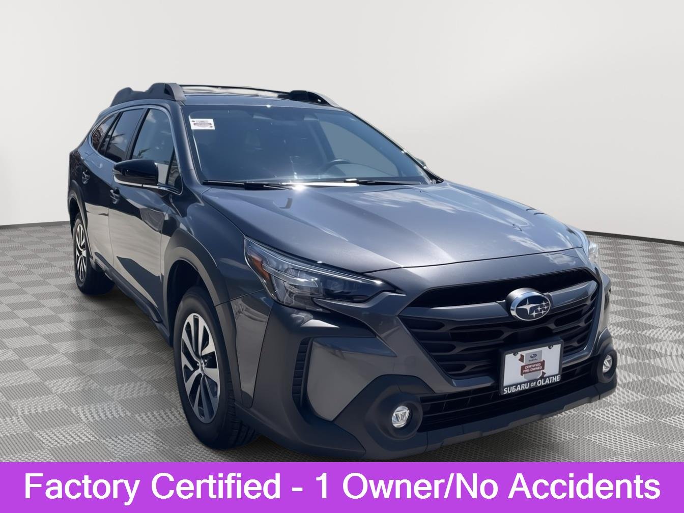 Certified Used 2025 Magnetite Gray Metallic Subaru Premium image 1