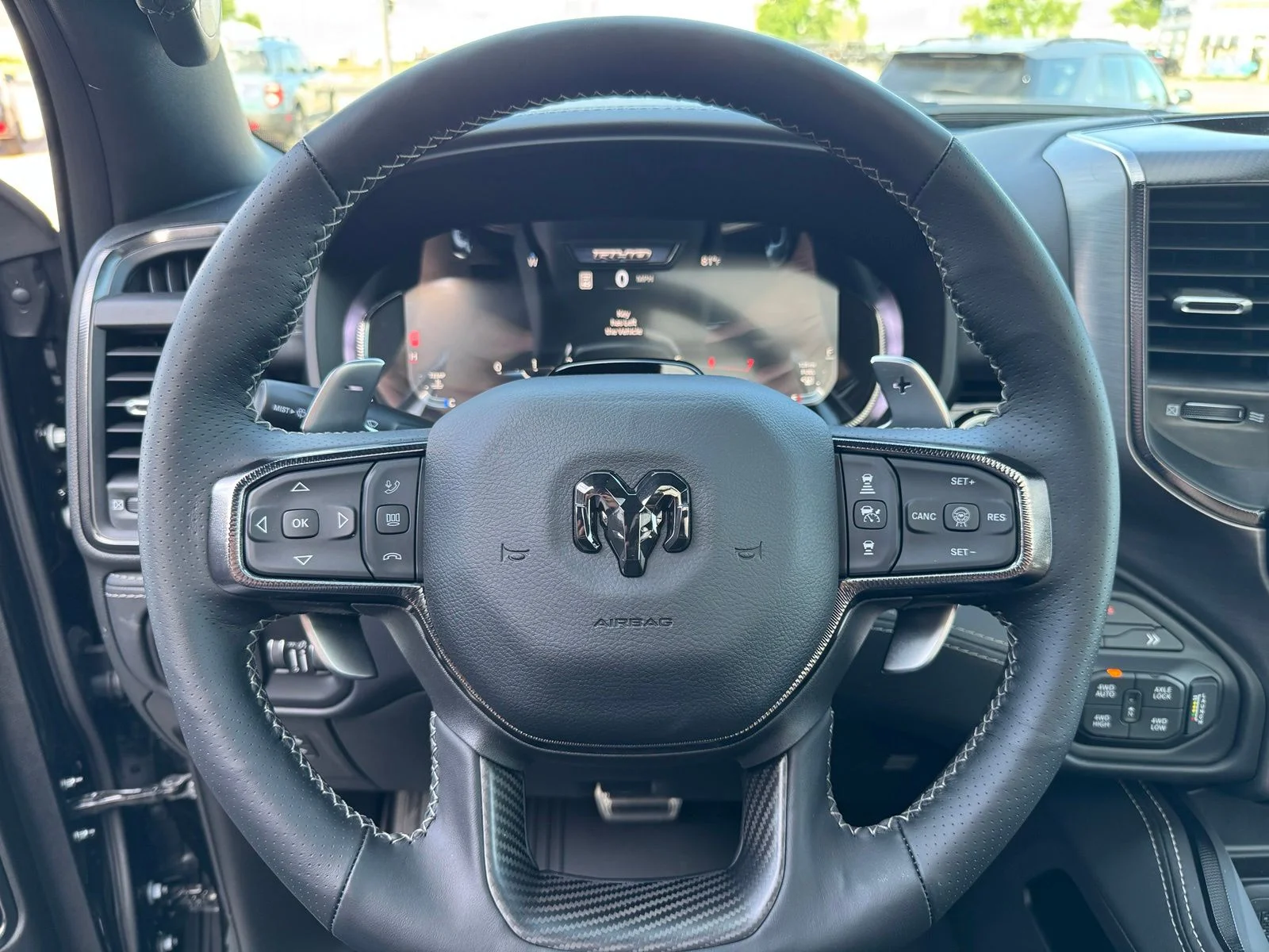 New 2026 Diamond Black Crystal Pearl-Coat Exterior Paint RAM RHO image 19