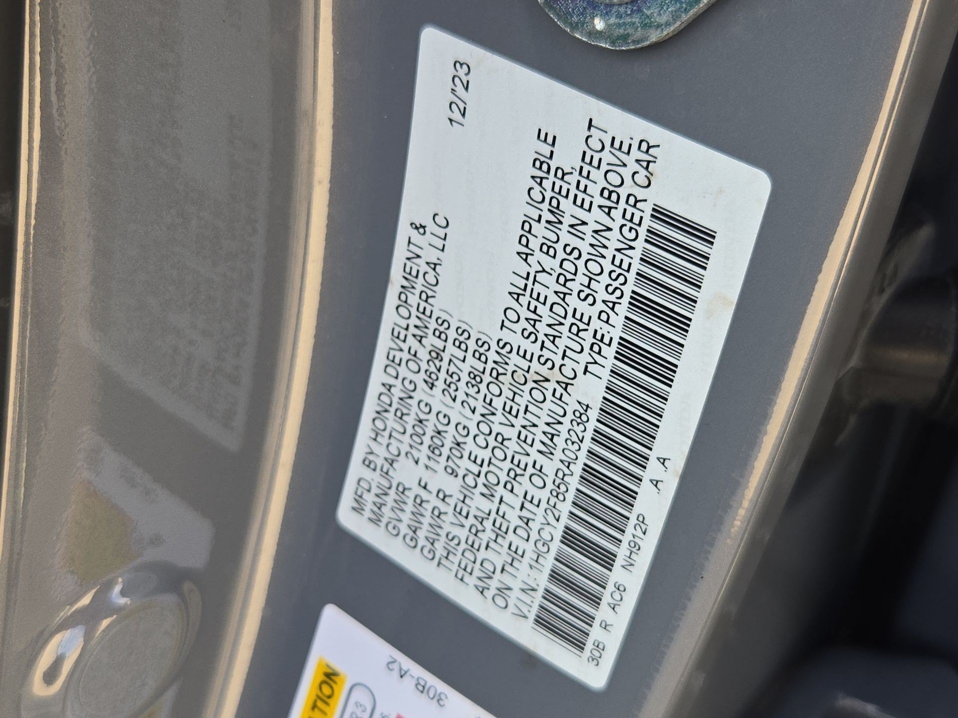 Certified Used 2024 Gray Honda Touring image 34
