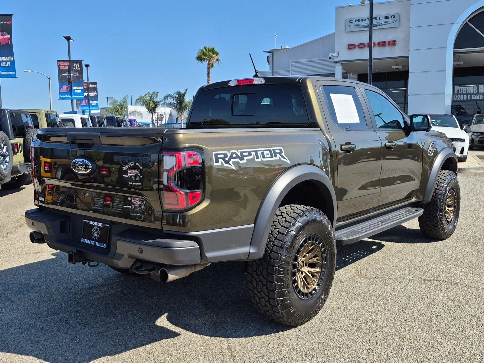 Used 2025 Shelter Green FORD RAPTOR image 6