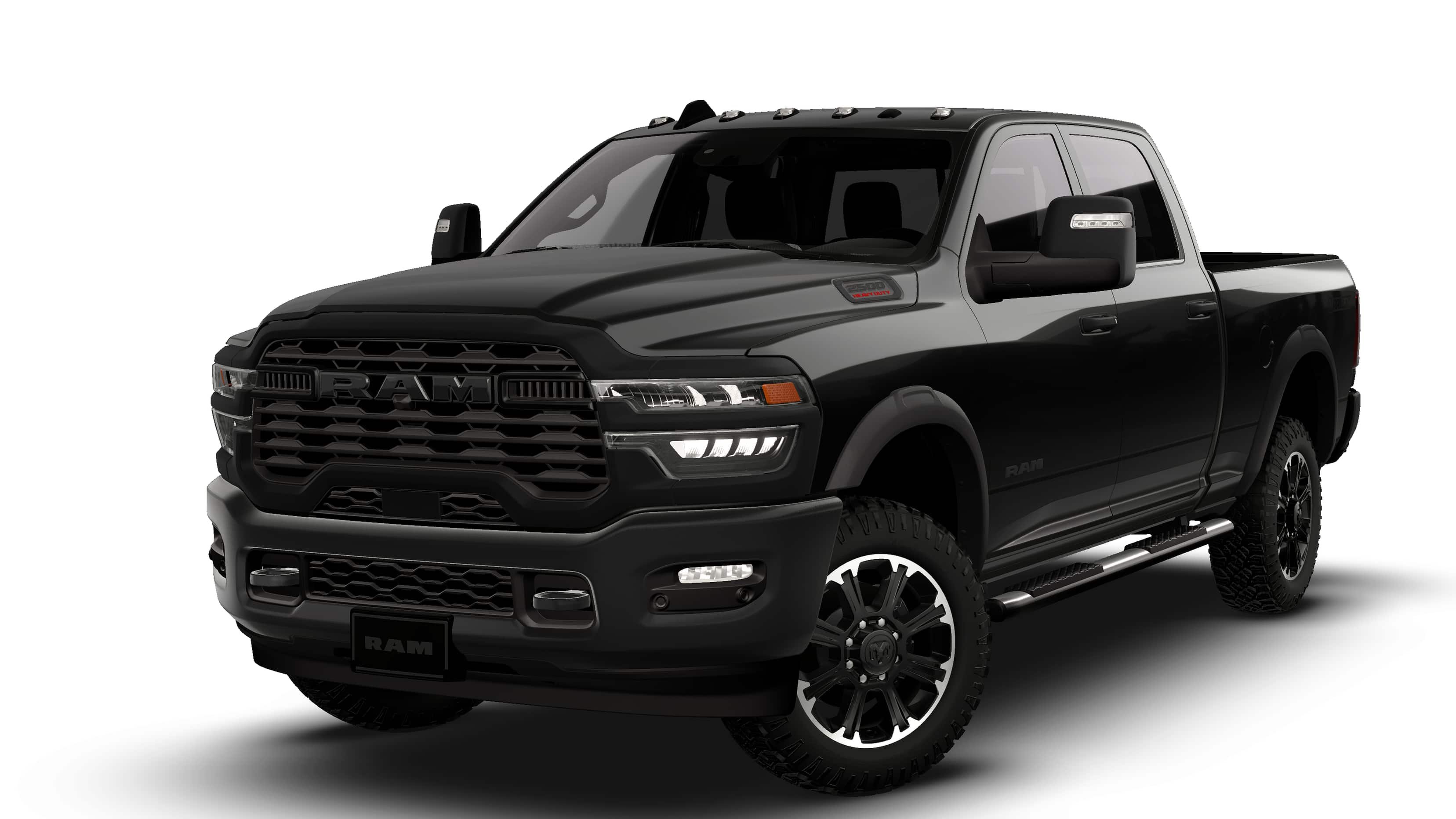 New 2026 Diamond Black Crystal Pearl-Coat Exterior Paint RAM Tradesman image 13