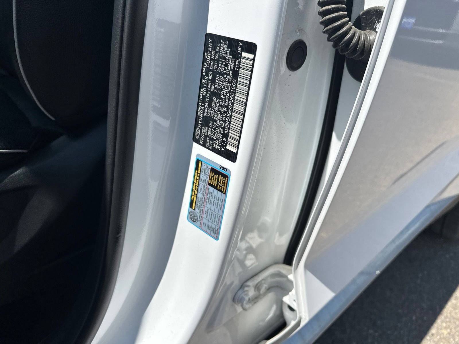 Certified Used 2023 White Hyundai Limited image 16