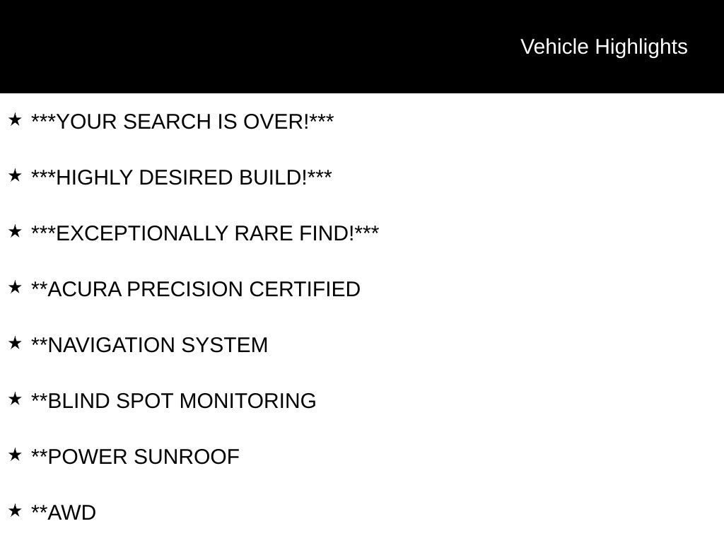 Certified Used 2024 Platinum White Pearl Acura SH-AWD ADVANCE image 2