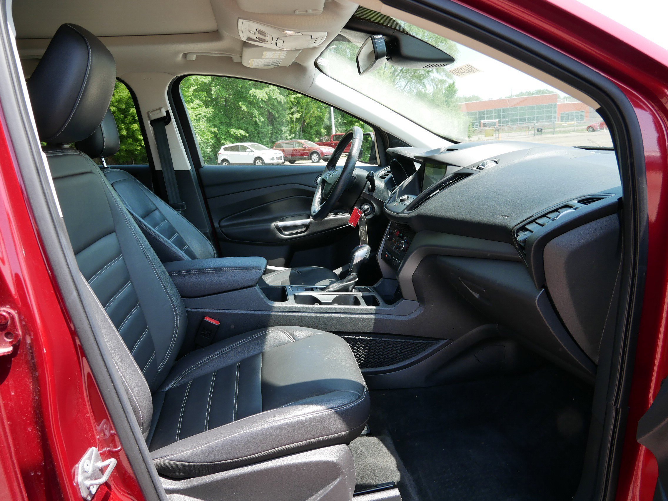 Certified Used 2018 Ruby Red Metallic Tinted Clearcoat Ford SEL image 8