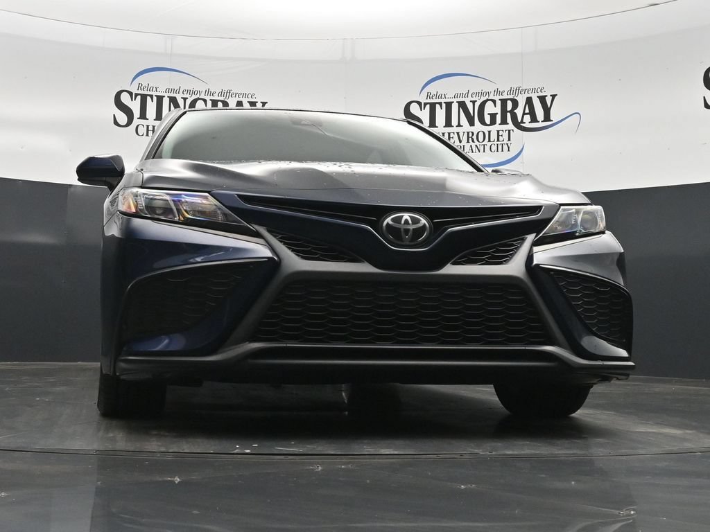 Used 2021 Blue Toyota SE image 27