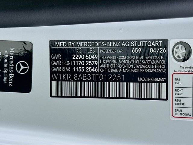 New 2026 MANUFAKTUR opalite white magno Mercedes-Benz Base image 62